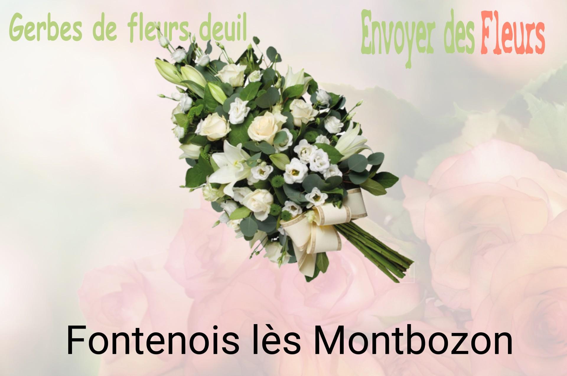 Gerbe de fleurs de deuil livrée à Fontenois-lès-Montbozon
