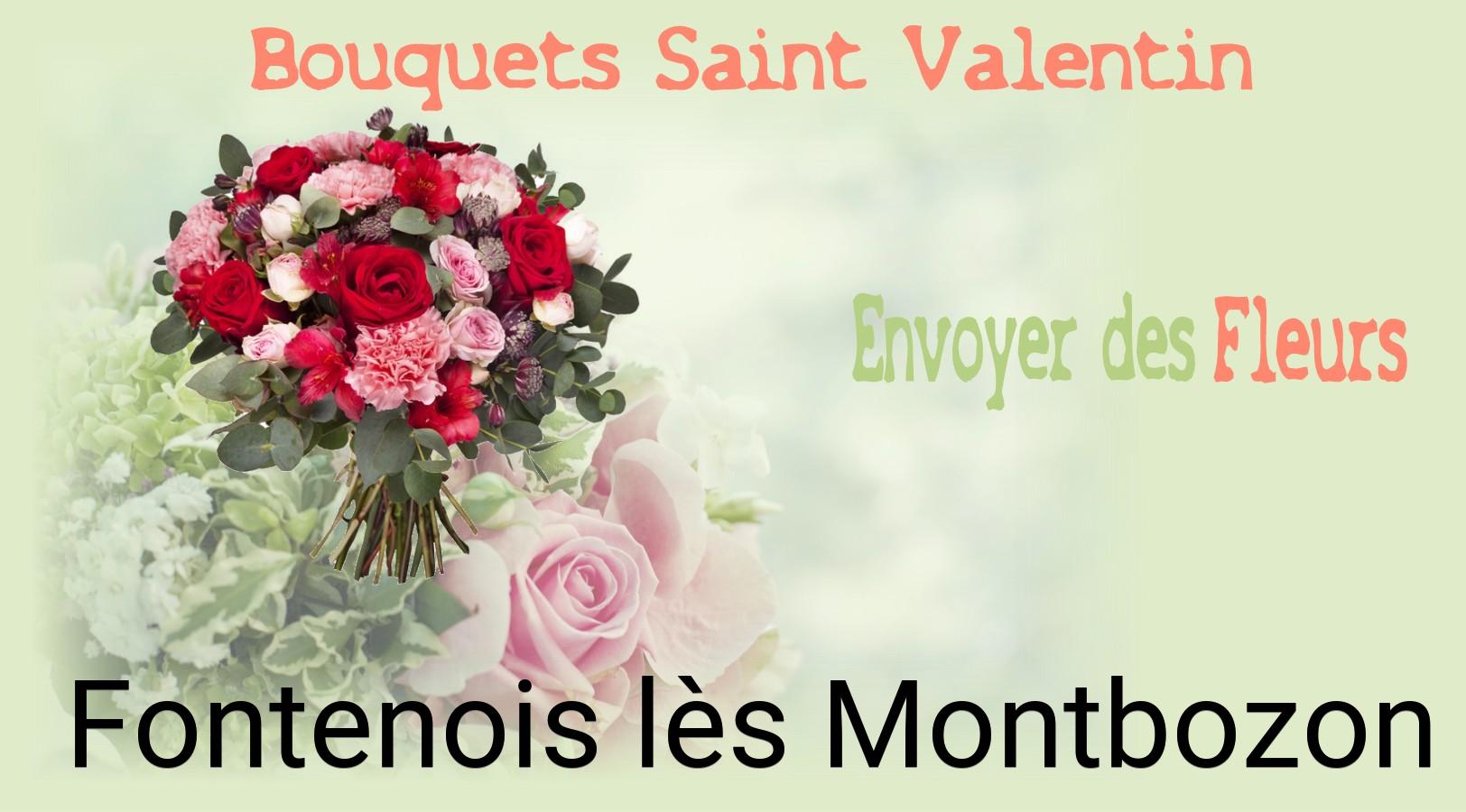 Roses de Saint-Valentin livrées à Fontenois-lès-Montbozon